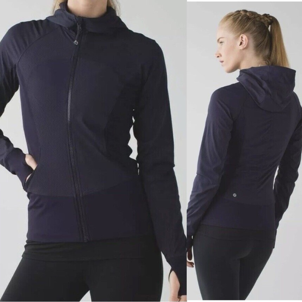 lululemon athletica Black Zip-Up Jacket